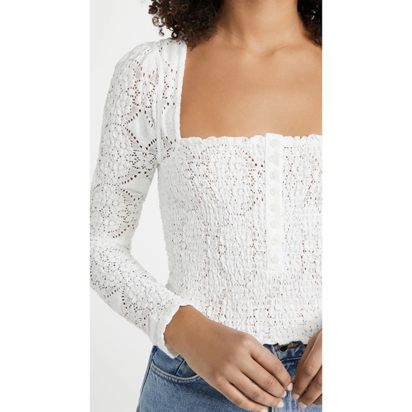 Free People Confection Top - Evening Cream - NWT - S - Picture 8 of 16